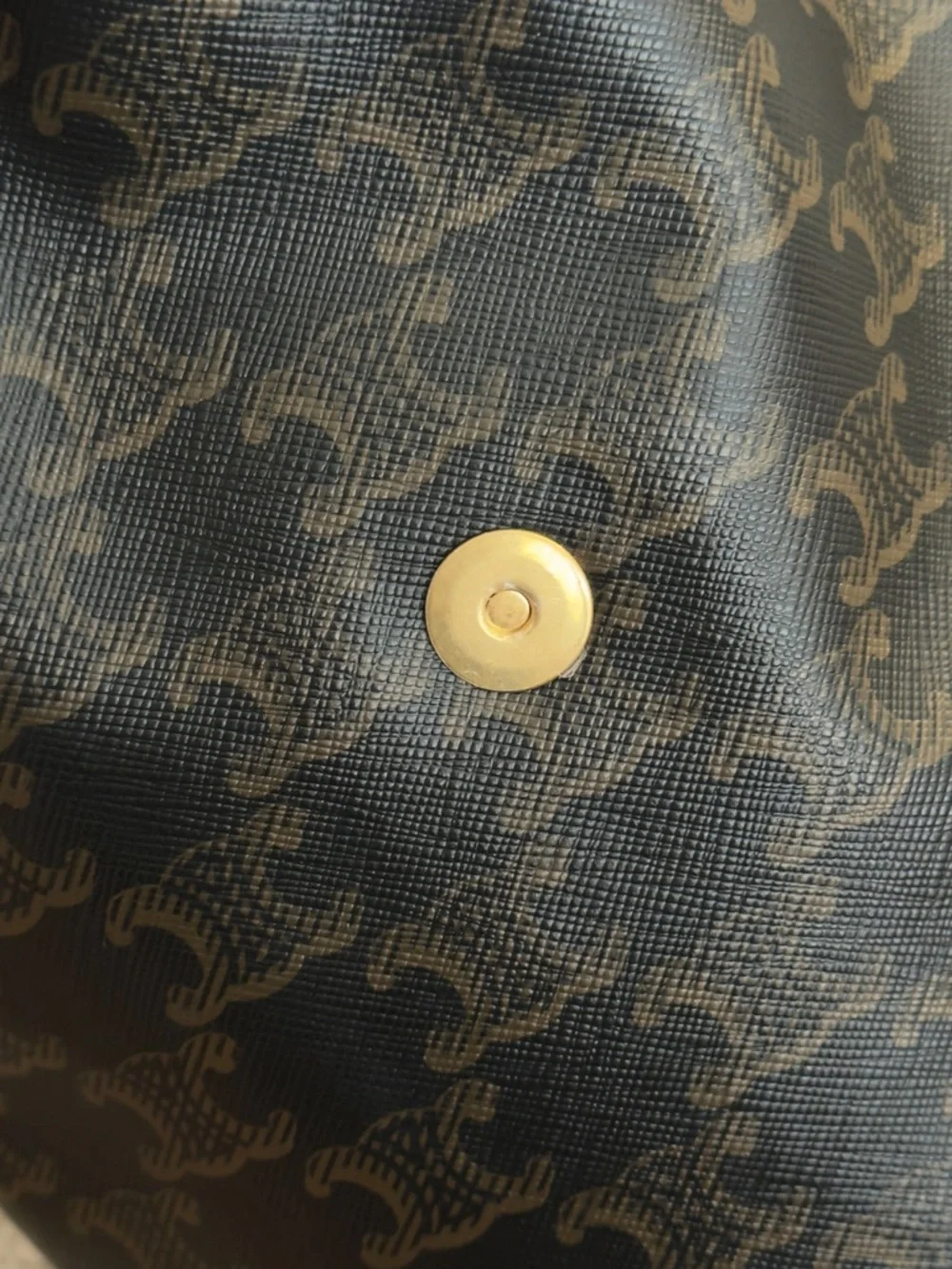 Celine Folco Backpack Triomphe Coated Canvas Mini - Picture 3 of 9